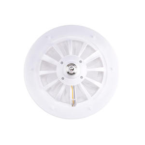 Ventilateur de plafond moderne Myrva avec lumière LED intégrée, télécommande 3 vitesses, blanc chaud doux 2700K, garantie 5 ans, plafond M - Product Image 5