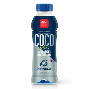 450Ml Fles Kokoswater Met Originele Smaak Van Vietnam Leverancier Goede Prijs Coco Plus Groothandel Export Dranken