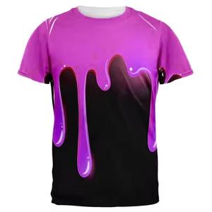 Camiseta con bolsillo láser que brilla en la oscuridad Logotipo impreso en camiseta que brilla con impresión por transferencia de calor - Product Image 5