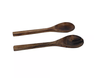 Servidor de ensalada hecho a mano con mango de hueso natural, Juego de 2 utensilios de cocina de acero inoxidable y utensilios de cocina para hoteles - Product Image 6