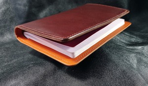 Vente en gros de porte-passeports en cuir véritable avec logo personnalisé à la mode bloquant la RFID PTH-0069 - Product Image 4