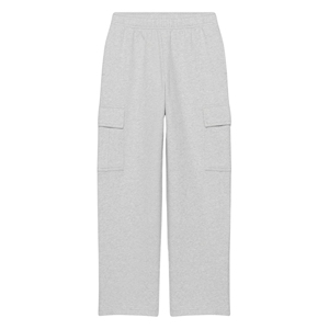 Joggers en polaire solide pour hommes Sports d'hiver Pantalons de survêtement Poches élastiques Jambe droite Avant plat Pantalon décontracté Taille moyenne Teint uni - Product Image 1