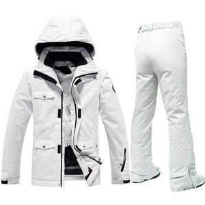 ชุดกีฬา2025ฤดูหนาวสำหรับผู้ชายผู้หญิงชุดเล่นสกีกันหิมะกันน้ำเสื้อแจ็คเก็ตกางเกงวอร์มเสื้อผ้า - Product Image 1