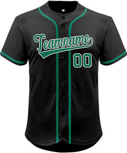 Maillots de baseball/softball respirants imprimés et cousus en gros, grandes tailles, broderie sublimée, service OEM de haute qualité - Product Image 6