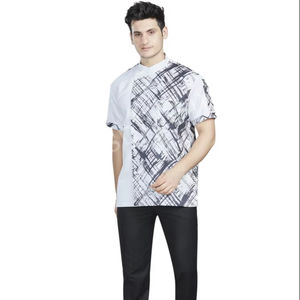 Kitchen Chef Coat Chef Jacket <b>Hotel</b> Wear Bar <b>Uniform</b> Housekeeping Staff Polyester/Cotton Long Sleeve Unisex Apron Heat-Transfer - Product Image 1