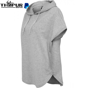 เสื้อฮู้ดผู้ชายผ้าฟลีซผ้าฝ้าย100% พิมพ์ลายดิจิตอลสำหรับเล่นกีฬาฟิตเนสวิ่งฤดูร้อนป้องกันการหดตัวไซส์ XS โลโก้ออกแบบได้ตามต้องการ - Product Image 2