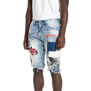 Novedad 2024: Shorts de Mezclilla Casuales de Alta Calidad para Hombre, Estilo Urbano, Corte Recto, Secado Rápido, Transpirables, Moda de Verano - Product Image 3