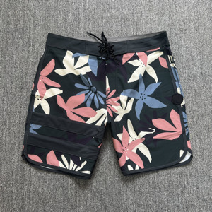 Shorts de bain pour hommes, séchage rapide, hydrofuges, avec cordon de serrage, pour la natation et le surf - Product Image 5