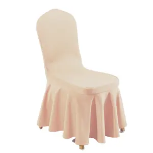Chair Cover for Wedding Rentals Event planner china Chair cover with skirt