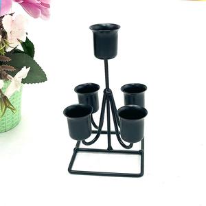 Modern Style Metal Candle Stand High Finished New Style Iron Light Candle Holder for Weddings Fancy Shape Candle Vessel - Product Image 2