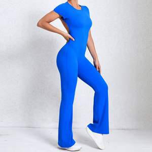 Custom Sportswear One Piece Yoga Woman Clothes <b>Tight</b> Sport Romper Bodysuit Quick Drying Fitness Workout Yoga Jumpsuit for <b>Women</b> - Product Image 1