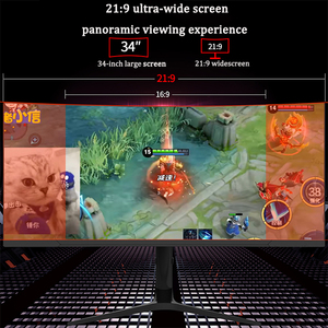 34นิ้ว ultrawide wqhd (Quad ความละเอียดสูง USB-C โค้งจอมอนิเตอร์3440*1440ที่60Hz ปรับความโค้งของ1500R ได้ - Product Image 4