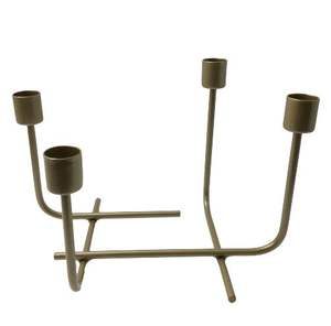 Modern Abstract Metal <b>Taper</b> <b>Candle</b> Holder Antique Bronze Cast Candlestick for Luxury Home Decor Wedding Centerpiece & Hotel - Product Image 5