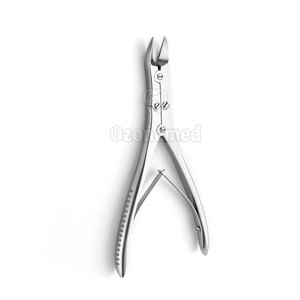 Fórceps de corte de huesos de acero inoxidable Manual Premium para cirujanos ortopédicos y veterinarios Instrumento de corte de huesos afilados - Product Image 5