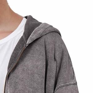 Sudaderas con capucha de algodón 100% de alta calidad para hombres, prendas de vestir exteriores básicas bordadas, amigables con el invierno a la venta - Product Image 4
