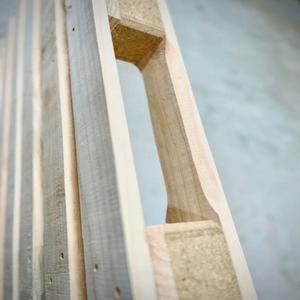 Paleta Europea Industrial de Madera 1200x800mm Tratada Térmicamente Estándar ISPM 15 Transporte en 4 Direcciones EU-1208-HT OEM - Product Image 2