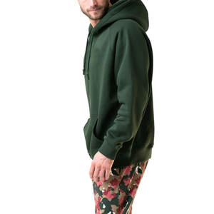 Sweat-shirt à capuche en molleton de coton de haute qualité, pull-over surdimensionné, pas cher, dernière collection, vente en gros, sweat-shirts unis noirs personnalisés pour hommes - Product Image 2