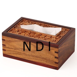 Boîte à mouchoirs en bois avec finition nacre, design personnalisé, utilisée pour les mariages et les fêtes, articles de décoration de table au design créatif - Product Image 3