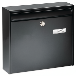 Boîte aux lettres en acier anthracite Burg-Wchter DIN C4 Potsdam 877 ANT Hauteur 322 mm Largeur 362 mm Profondeur 100 mm - Product Image 3