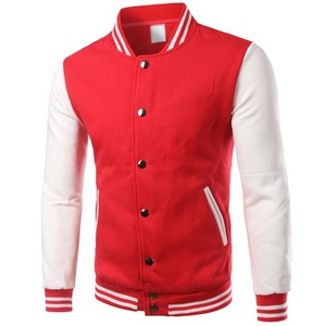 High Quality <b>Men's</b> Winter <b>Thin</b> Breathable Custom Casual Baseball Uniform Varsity <b>Jacket</b> Stand Collar Front Plus Size Outerwear - Product Image 1