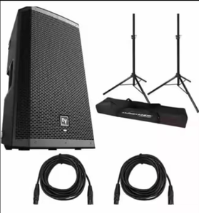 Enceinte amplifiée 12BT 12 2 voies 1000W neuve, comprend deux supports et des housses - Product Image 2