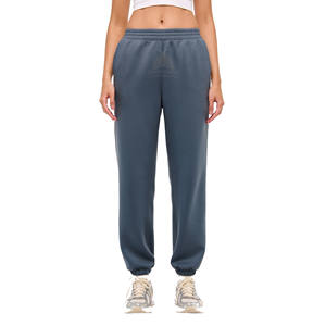 Pantalon de survêtement pour femme, nouvelle collection, personnalisable (couleurs, logo, taille), élégant, en molleton de coton biologique de haute qualité, coupe large, avec cordon de serrage - Product Image 1