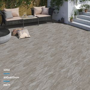 Cristal Gris Couleur Blanc Cassé Carrara Calacatta Carrelage de Marbre Villa Mat Carrelage de Porcelaine Émaillée Carrelage d'hôtel Résistant à la Chaleur Exportateur Indien - Product Image 2