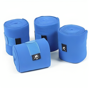 Top Trending 4 PCs de vendajes elásticos para caballos, vendajes estables para piernas de equitación Protección contra lesiones de ejercicio y soporte para piernas Vendaje para caballos - Product Image 5