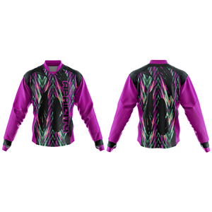 Maillot de paintball personnalisé, impression par sublimation, séchage rapide, absorption de l'humidité, tissu en maille, manches longues, vêtements d'équipe, extérieur - Product Image 4
