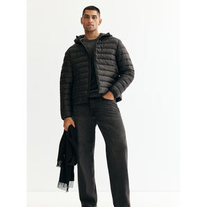 Veste matelassée légère à la mode 2026, dernière conception, résistante à l'eau, vestes matelassées pour hommes, marque privée, manteau léger - Product Image 3