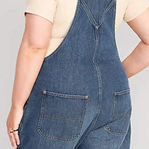 Combinaison une pièce en denim de haute qualité pour femmes tenue décontractée avec ceinture grande taille disponible - Product Image 5