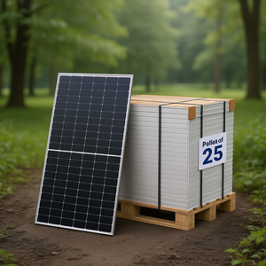 Panneau solaire LG 420W NeON2 N-Type, palette de 25 cellules HJT demi-cellules polycristallines - Product Image 3