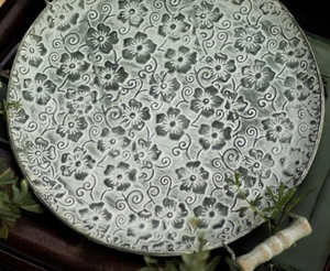 Chất lượng tốt nhất Ấn Độ antiqued phục vụ món ăn tấm Vàng Hoàn thành kim loại thiết kế đồ ăn cho đám cưới bên tối thiểu 50 cái - Product Image 6