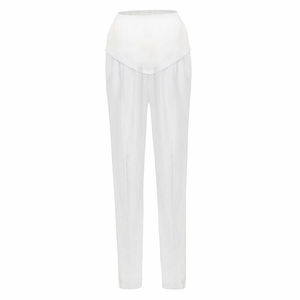 กางเกงเลกกิ้งผ้าฝ้ายสำหรับผู้หญิง ระบายอากาศได้ดี เอวกลาง เหมาะสำหรับใส่ทำงานในออฟฟิศหรือโอกาสทางการ มีลายพิมพ์ ไซส์ XL สำหรับฤดูหนาว - Product Image 5