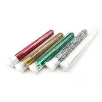 5 pièces de paillettes biodégradables PLA 3g 1/64, 5 couleurs mélangées de Noël, en vrac pour activités créatives