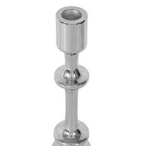 Bougeoir moderne indien, meilleur fini nickel, support à bougie en aluminium noir, aluminium de haute qualité - Product Image 5