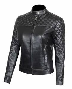 Chaqueta de Invierno para Mujer de Diseño Personalizado GAF, Chaqueta de Motociclista de Cuero Sintético Original de Alta Calidad - Product Image 1