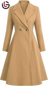 Vente en gros de blazer en laine mélangée personnalisé pour femmes Trench-pardessus respirant hiver chaud Long manteau laine Double Bersted meilleure vente pour - Product Image 6