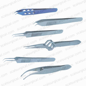 Pinzas de Trasplante de Cabello ángulo/recto FUE pinzas de Trasplante de Cabello instrumento quirúrgico - Product Image 5