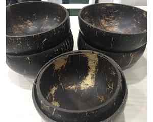 Cuenco de cáscara de coco duradero de Vietnam con superficie lisa y acabado natural Cuenco de cáscara de coco Estándar de exportación - Product Image 3