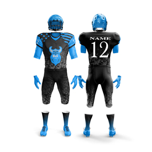 Uniformes de Fútbol Americano de Verano de la Mejor Calidad, 100% Poliéster, Hechos a Medida, OEM, Tallas Grandes, Secado Rápido y Transpirables - Product Image 3