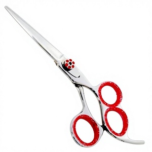 Ciseaux à cheveux professionnels pour droitiers, fabriqués à la main avec des lames en acier inoxydable 9CR13, disponibles en plusieurs couleurs - Product Image 1