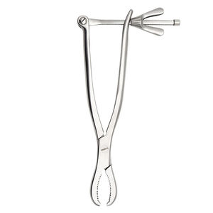 Fórceps de sujeción de hueso de acero y metal de mordaza ajustable de 10 pulgadas con acabado Dall Fuente de alimentación manual Tarifa al por mayor - Product Image 5