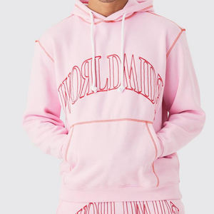 Survêtements en coton de haute qualité personnalisés OEM pour hommes ensembles de jogging à capuche de gymnastique d'hiver directement en vente à l'usine vêtements de sport imprimés grande taille - Product Image 6