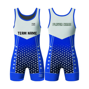 Personnalisé Meilleure Qualité Hommes Sexy Mesh Sublimation Wrestling Singlet Sublimation Wrestling Sets Jiu Jitsu - Product Image 1