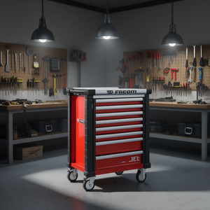 Gabinetes de Herramientas con Ruedas Facom de 8 Cajones y 3 Módulos para una Organización Mejorada - Product Image 3