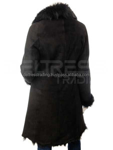 Long manteau et blazer en peau de mouton de qualité supérieure pour femmes dernier prix de gros manteaux en cuir en peau de mouton pour femmes vestes pour femmes - Product Image 6