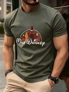 Vêtements pour hommes, t-shirt pour hommes, couleur noire, 100% coton, haute qualité, grande taille, sur mesure, personnalisable - Product Image 3