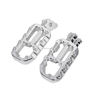 JFG RACING Repose-pieds en alliage d'aluminium pour moto Surron Light Bee, pédale T, logo personnalisé au laser, pièces de rechange pour vélo électrique tout-terrain