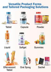 Comprimés effervescents aromatisés à la mélatonine de haute qualité pour adultes - Complément alimentaire certifié GMP - Marque privée - Product Image 4